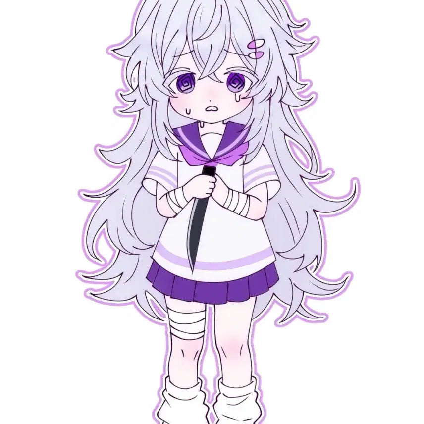 [BUNJANG] Menhera Girl Character Design with Copyright / 저작권포함 멘헤라 소녀 캐분