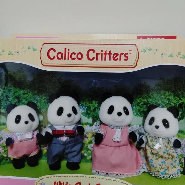 [BUNJANG] Sylvanian Families Old Panda Family Set / 실바니안 올드 판다 팬더곰