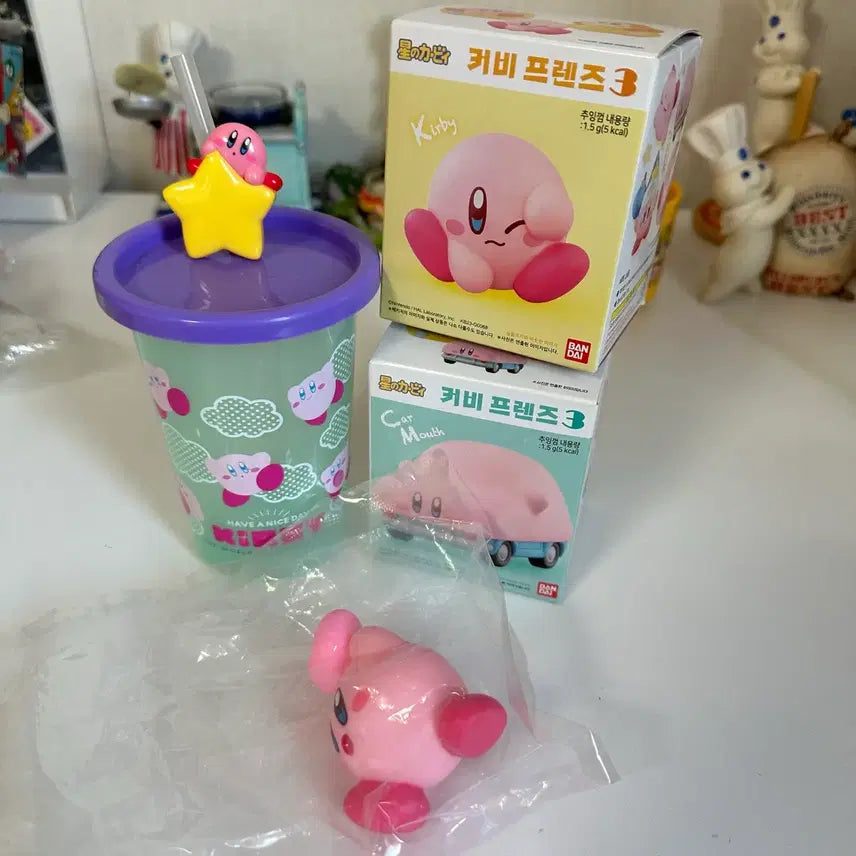 [BUNJANG] Kirby Figure Set 4 Types / 별의커비 피규어 4종 일괄