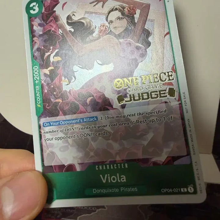[BUNJANG] One Piece Viola Jersey Promo Card (North America) / [북미] 원피스 비올라 저지 프로모 카드