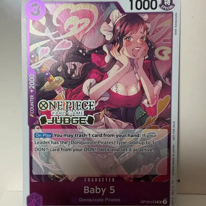 [BUNJANG] One Piece Baby 5 Jersey Promo Card / [북미] 원피스 베이비 5 저지 프로모 카드