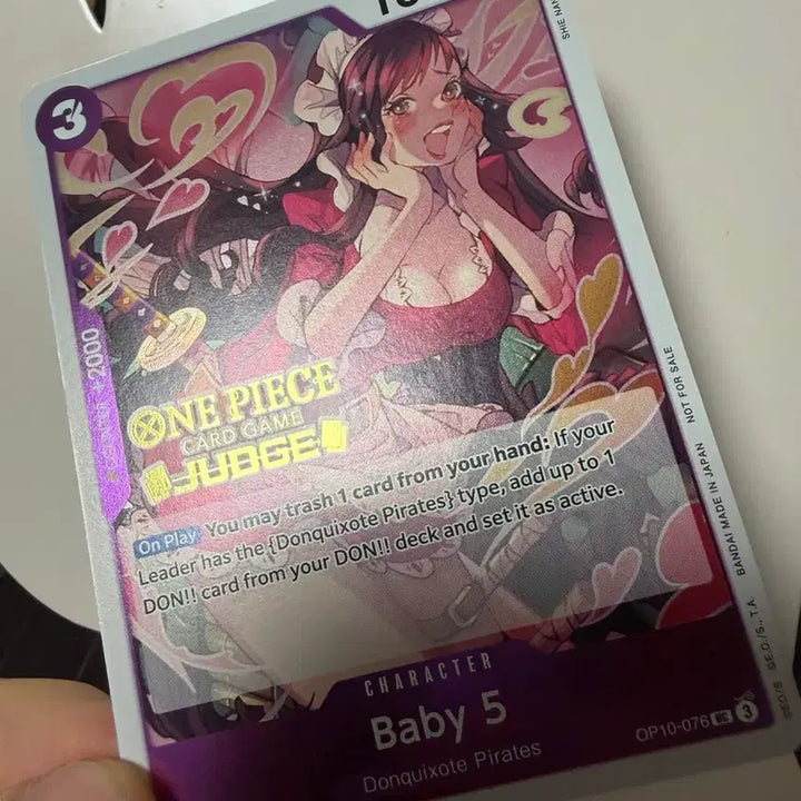 [BUNJANG] One Piece Baby 5 Jersey Promo Card / [북미] 원피스 베이비 5 저지 프로모 카드