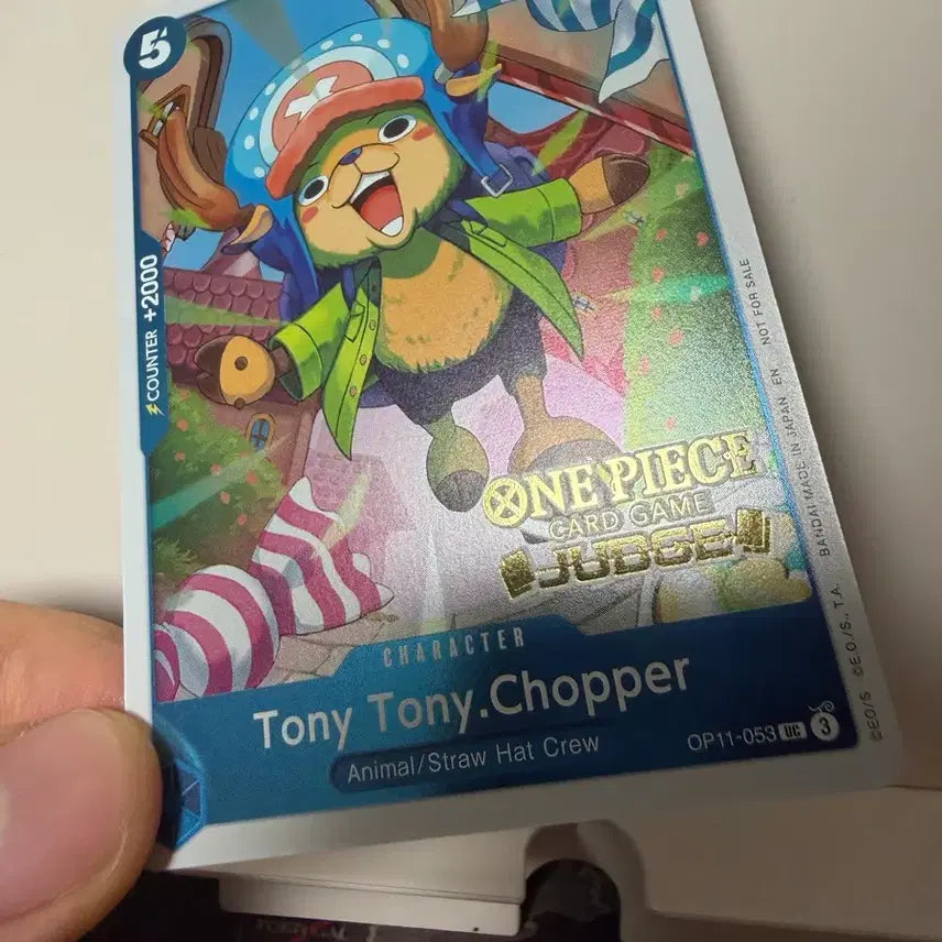 [BUNJANG] One Piece Tony Tony Chopper Jersey Promo Card (North America) / [북미] 원피스 토니토니 쵸파 저지 프로모 카드
