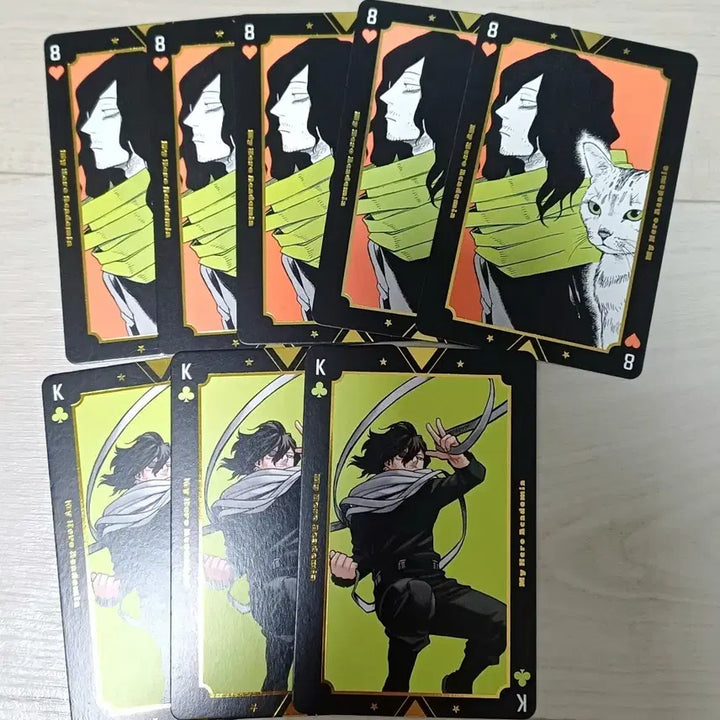 [BUNJANG] My Hero Academia Shota Aizawa Trump Card Bundle Set / 나의 히어로 아카데미아 히로아카 아이자와 쇼타 트럼프 카드 일괄