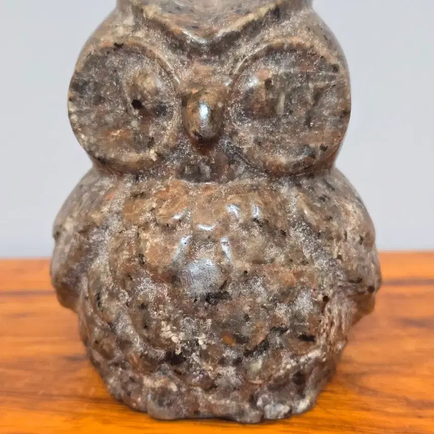 [BUNJANG] Luminous Yooperlite Owl Mineral Specimen / 26071904 컬러가 영롱한 요퍼라이트 부엉이 광물 수석 팝니다