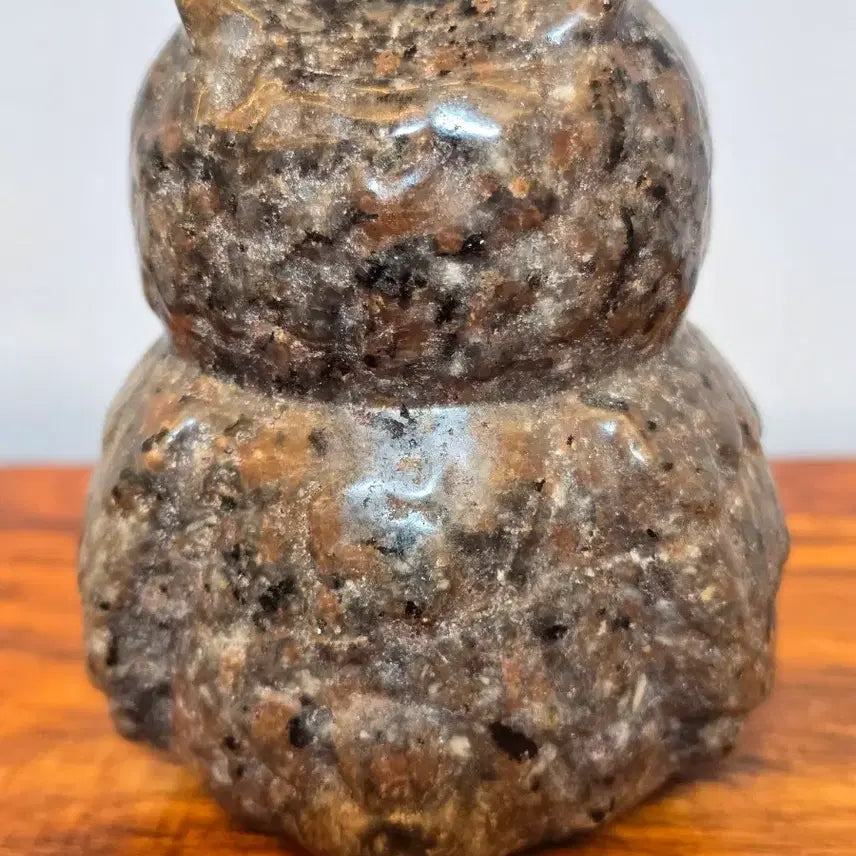 [BUNJANG] Luminous Yooperlite Owl Mineral Specimen / 26071904 컬러가 영롱한 요퍼라이트 부엉이 광물 수석 팝니다