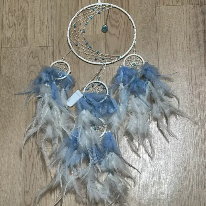 [BUNJANG] Dreamcatcher Wall Hanging (Blue &amp; White) / 드림캐쳐 월행잉 블루 화이트