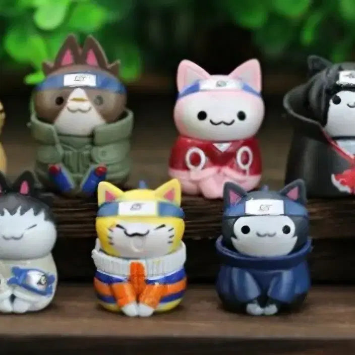 [BUNJANG] Naruto Cat 8pc Set Sealed Figure / 나루토 고양이 미개봉 피규어 8종 세트로 일괄 판매합니다.