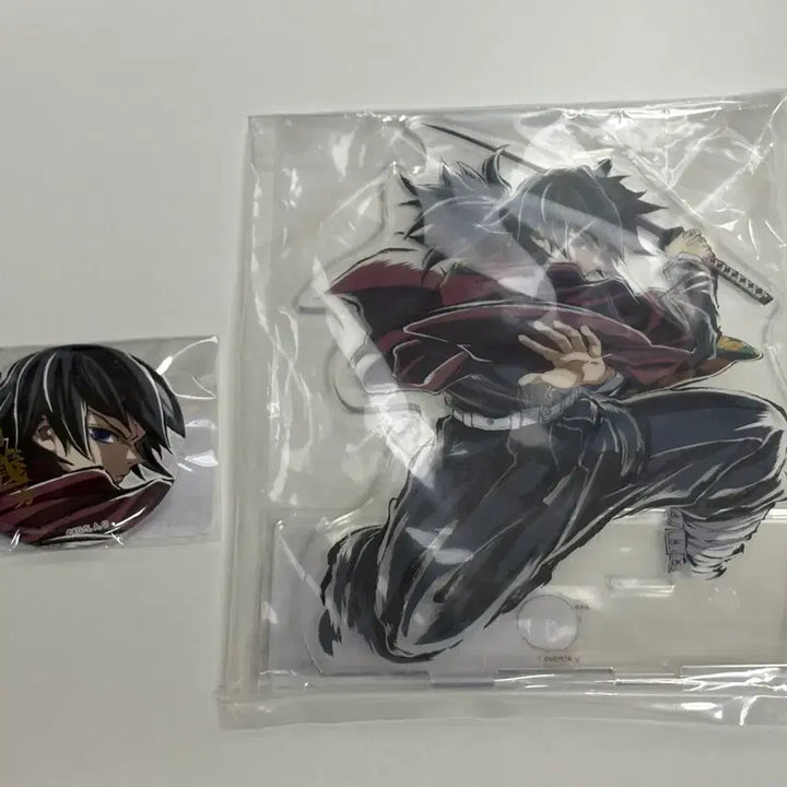 [BUNJANG] Demon Slayer Giyu Web Lottery Acrylic Stand &amp; Can Badge Set / (일괄) 귀칼 기유 웹쿠지 아크릴스탠드캔뱃지 c상e상