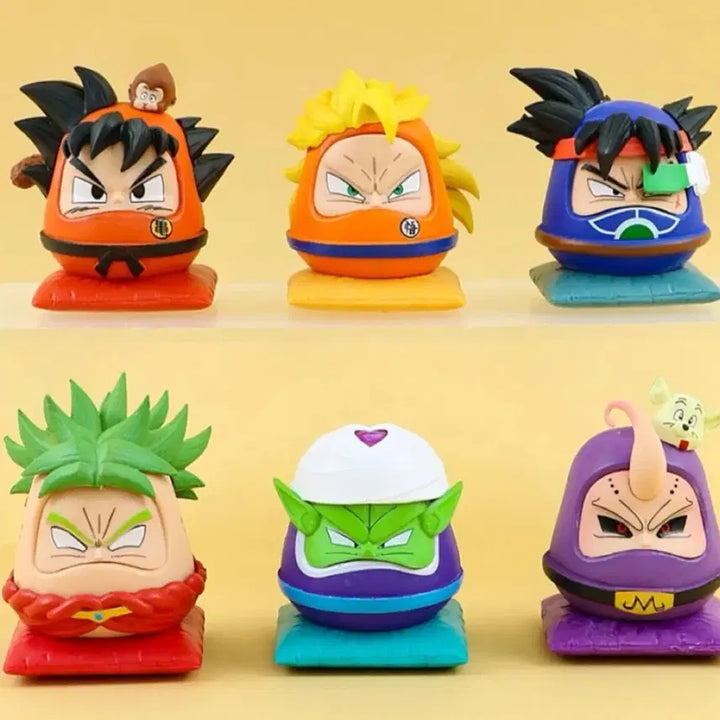 [BUNJANG] Dragon Ball Daruma Figure Set (6 Types, Sealed) / 드래곤볼 다루마 피규어 미개봉 6종 세트로 일괄 판매합니다.