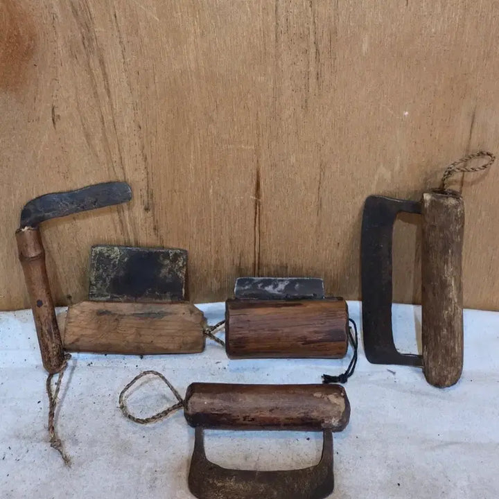 [BUNJANG] Traditional Korean Three-Edged Knife Set (5 Pieces) / 민속품 / 귀요미 삼칼 5점