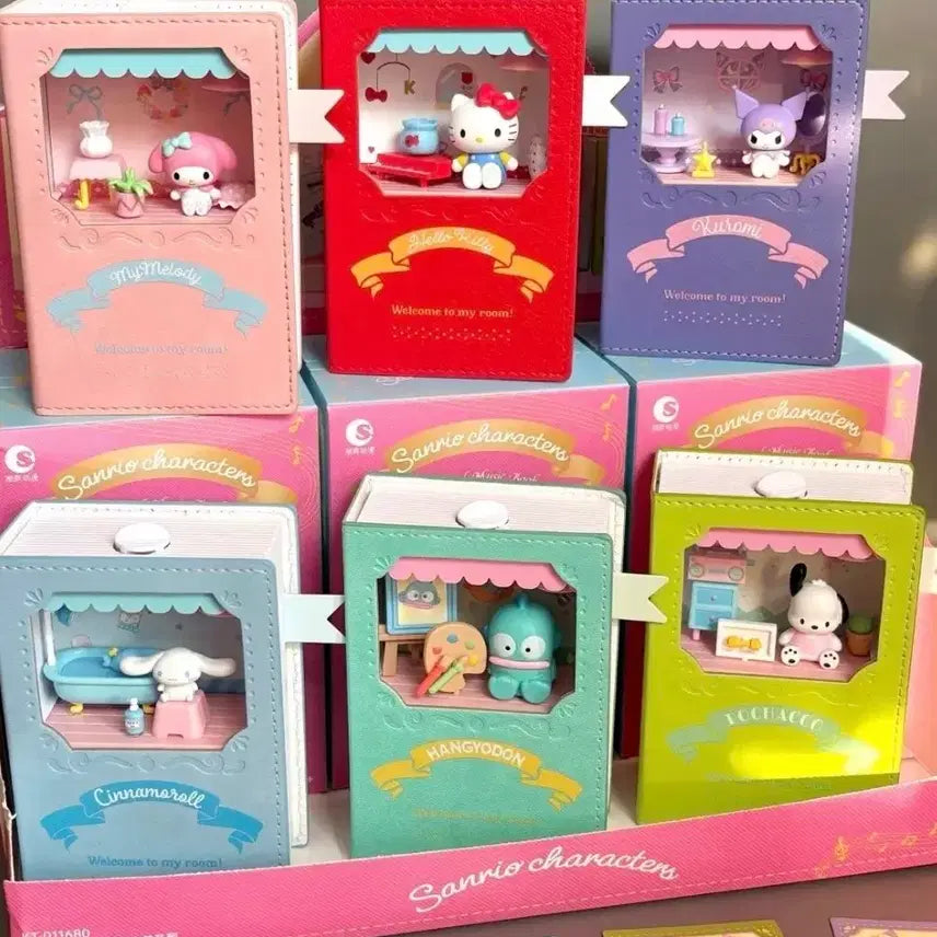 [BUNJANG] Sanrio Music Box Magic Book Figure Hangyodon / (1개 남음) 산리오 오르골 매직북 피규어 (한교동)