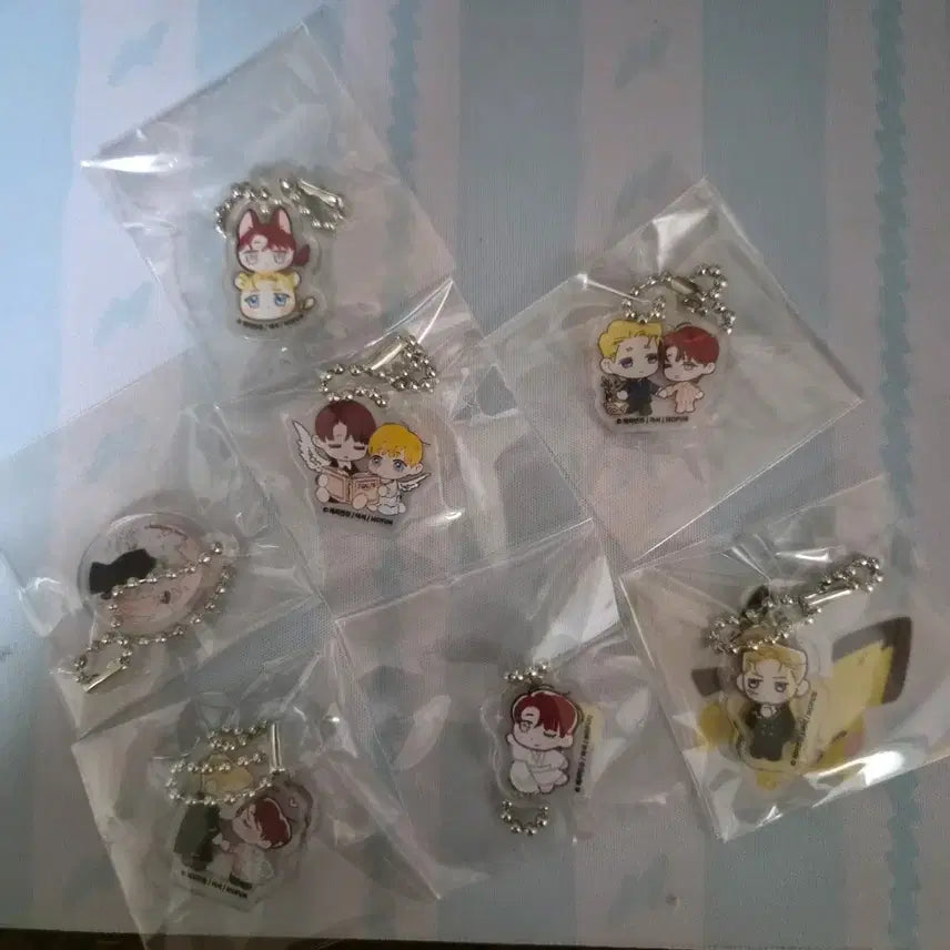 [BUNJANG] Mofun Pearl Gacha Keychain Set / 모펀 펄 가챠 키링 세트 모펀 가챠 판매합니다!