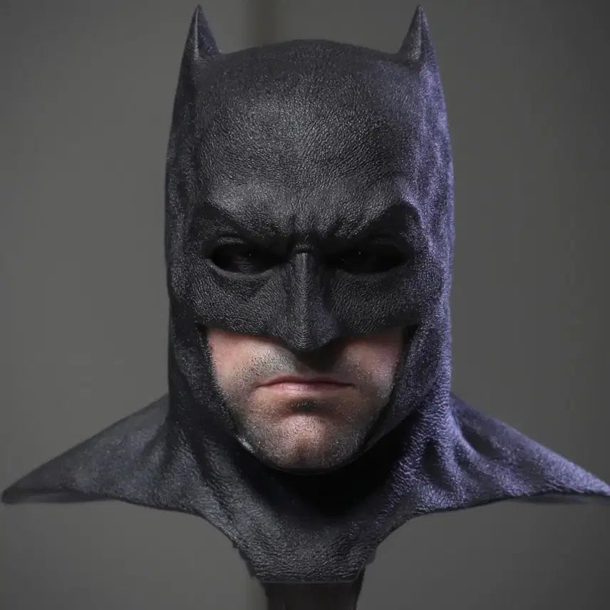[BUNJANG] Hot Toys Compatible Miles/Mill Studio BVS Batman Cowl Unpainted Recast Head / 핫토이 호환 마일/밀 스튜디오 BVS 배트맨 카울 미도색 리캐 헤드