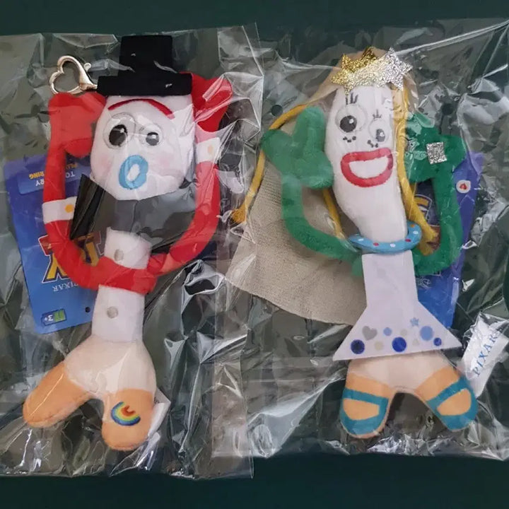[BUNJANG] Toy Story Forky &amp; Karen Doll Keyring Set / cgv 토이스토리 포키 캐런 인형 키링