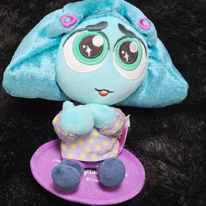 [BUNJANG] Inside Out Fear Magnetic Shoulder Plush / 인사이드아웃 부럽이 자석 어깨인형 홍콩 디즈니랜드
