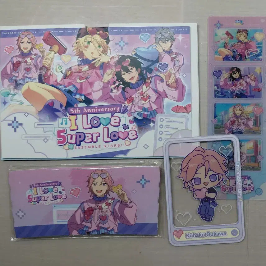 [BUNJANG] Ensemble Stars 5th Anniversary Limited Goods Bundle Set / 앙스타 5주년한정 굿즈 일괄