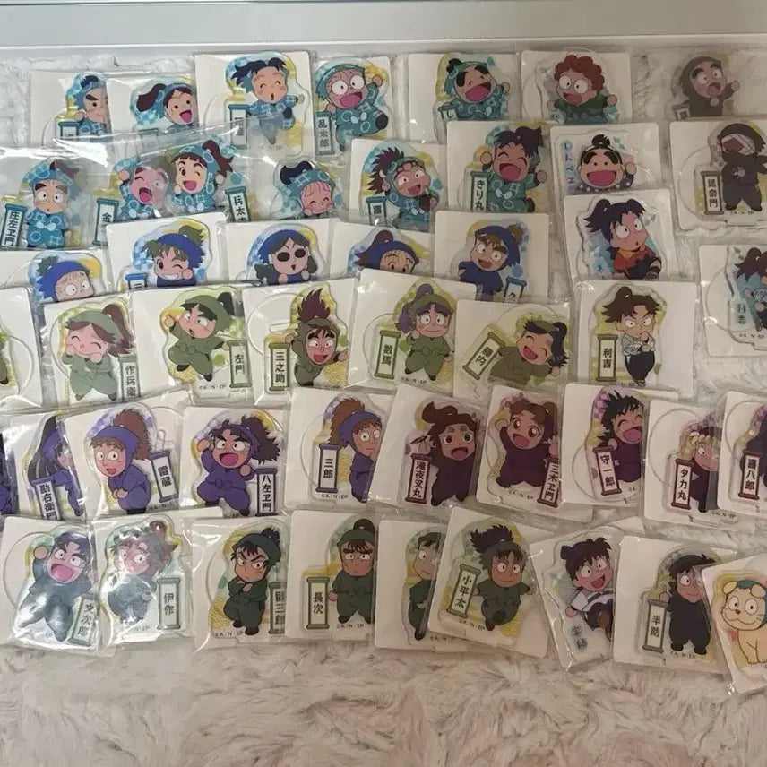 [BUNJANG] Nintama Rantaro Mini Acrylic Stand Collection (48 pieces) / 닌타마 미니 아크릴 전종 (48개) 닌자보이 란타로