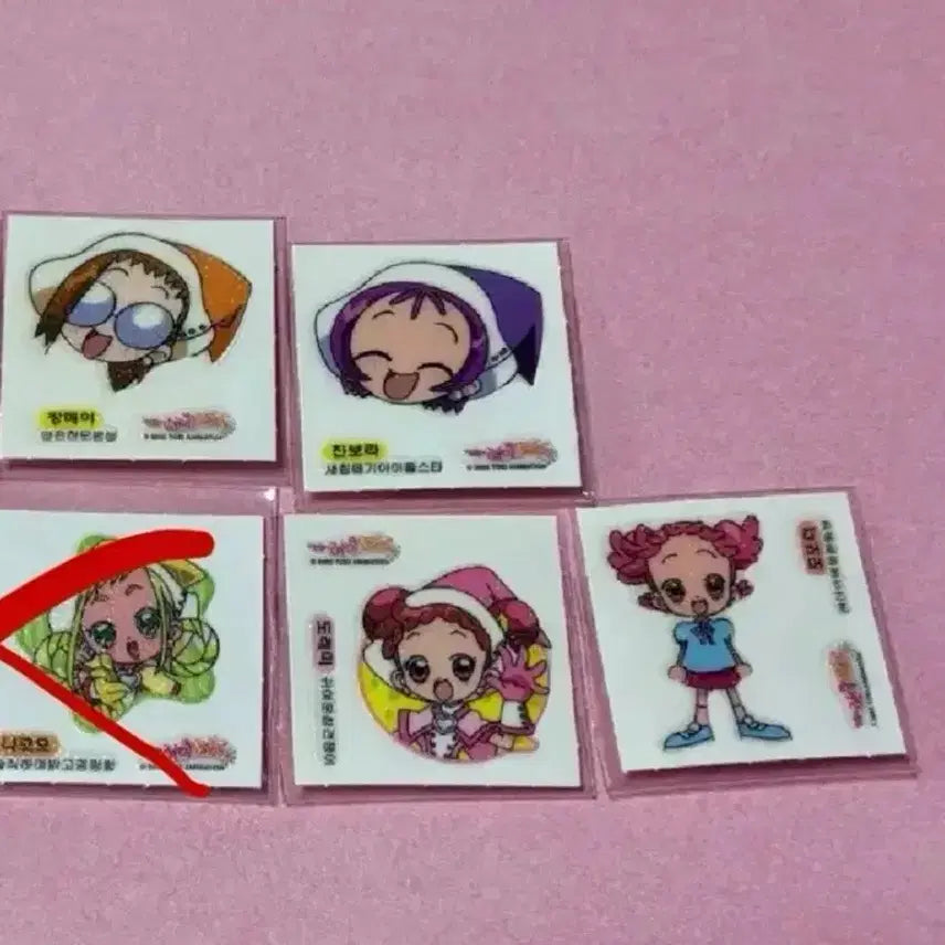 [BUNJANG] Ojamajo Doremi Sticker Set - Vintage Stationery / 꼬마마법사레미 씰스티커 고전문구