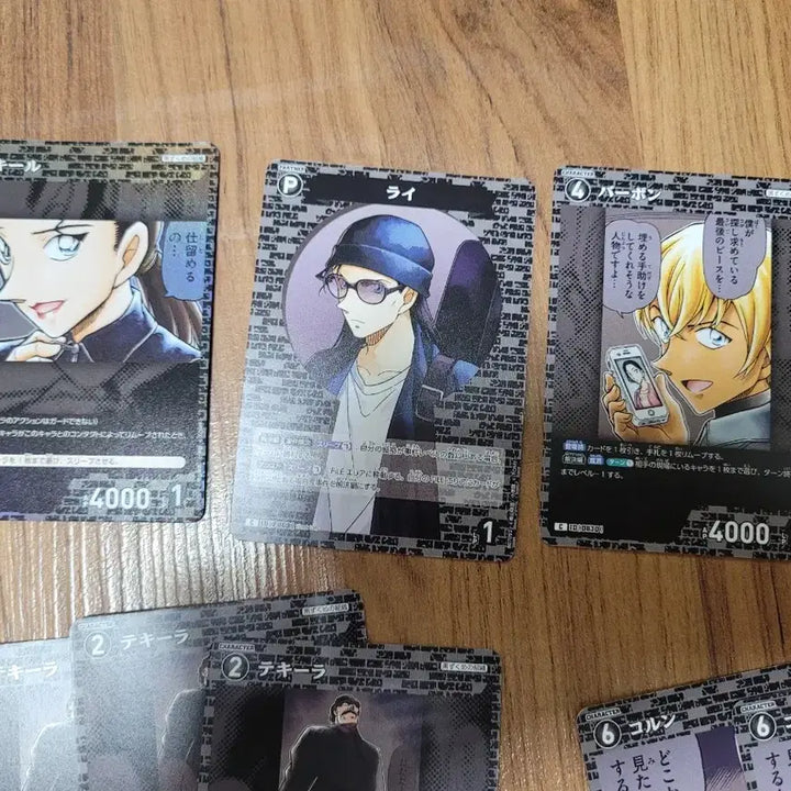 [BUNJANG] Detective Conan TCG Vermouth SR Bundle Set / 코난 tcg 베르무트 sr 외 검은조직 범인 등 일괄 양도