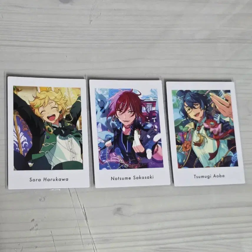 [BUNJANG] Ensemble Stars! Switch Sora, Natsume, Tsumugi Pass Shots Bundle Set / [일괄 가격] 앙스타 스위치 소라, 나츠메, 츠무기 파샷츠