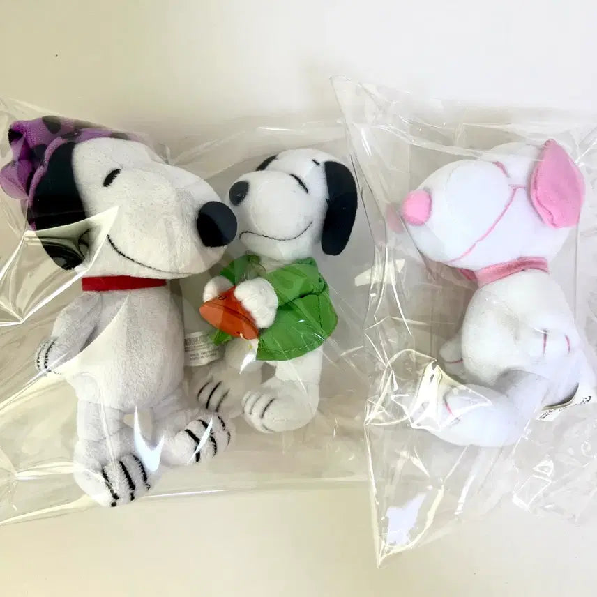 [BUNJANG] Snoopy Doll 3 Types Bundle Set / 스누피 인형 3종 일괄