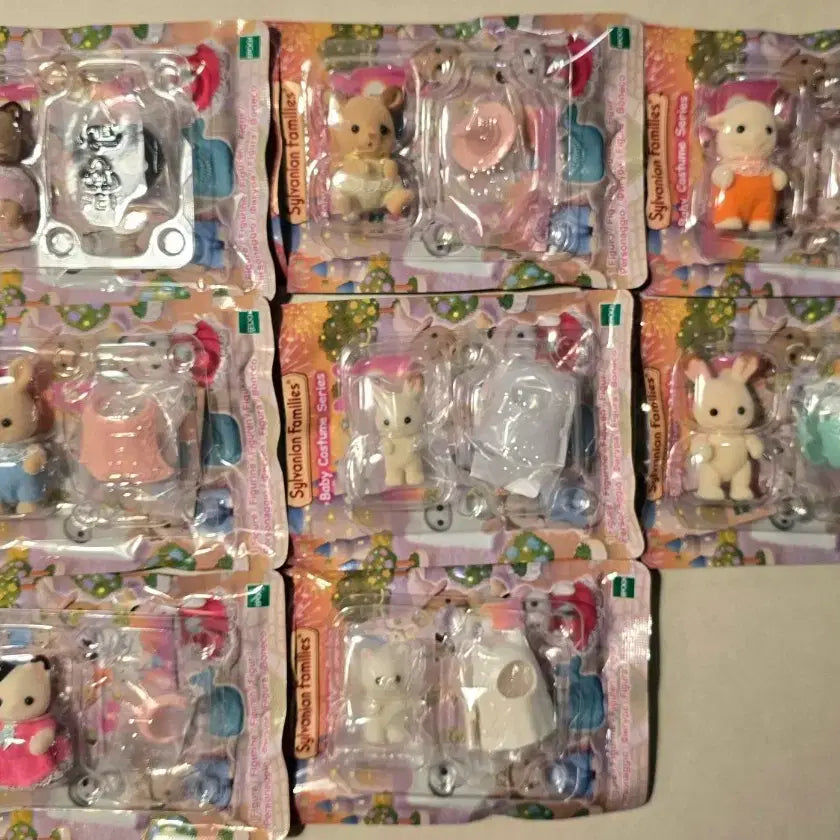 [BUNJANG] Sylvanian Families Amusement Park Blind Bag 8-Piece Full Set with Ghost Cat Included / 실바니안 놀이공원 블라인드백 유령고양이 포함 8종 풀셋트