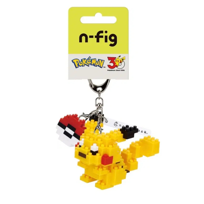 [BUNJANG] Pokemon Pikachu N-Fig Nano Block 3D Keyring / 포켓몬 피카츄 n-fig 나노블럭 3D 키링