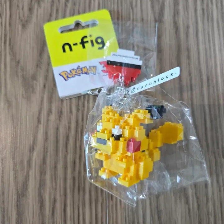 [BUNJANG] Pokemon Pikachu N-Fig Nano Block 3D Keychain / 포켓몬 피카츄 n-fig 나노블럭 3D 키링