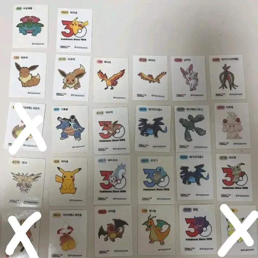 [BUNJANG] Pokemon TCG Stickers - Price Negotiable / 포켓몬 카드 띠부띠부씰 (가격제시)