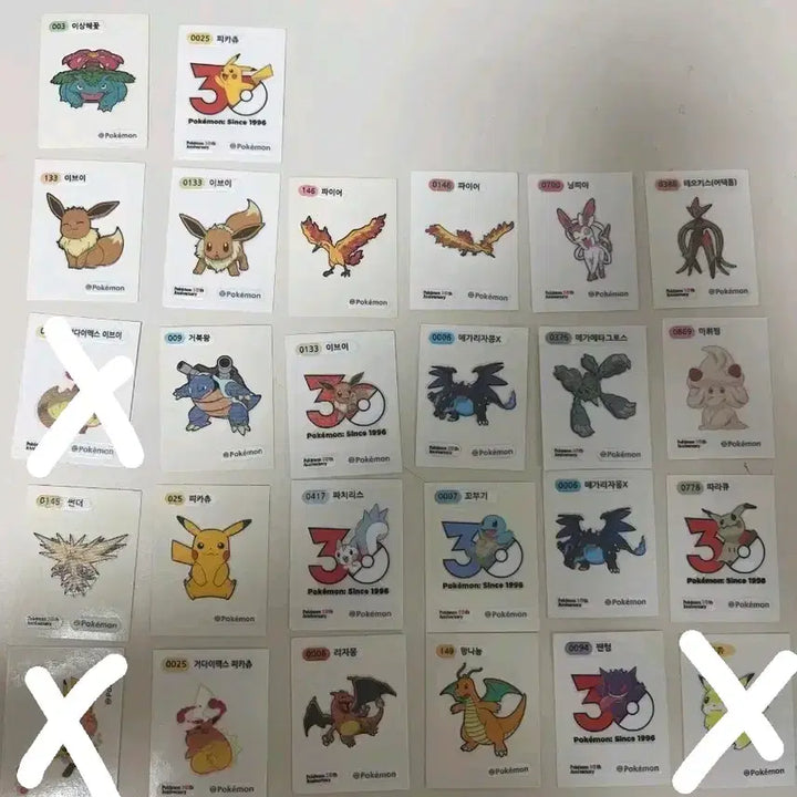 [BUNJANG] Pokemon TCG Stickers - Price Negotiable / 포켓몬 카드 띠부띠부씰 (가격제시)