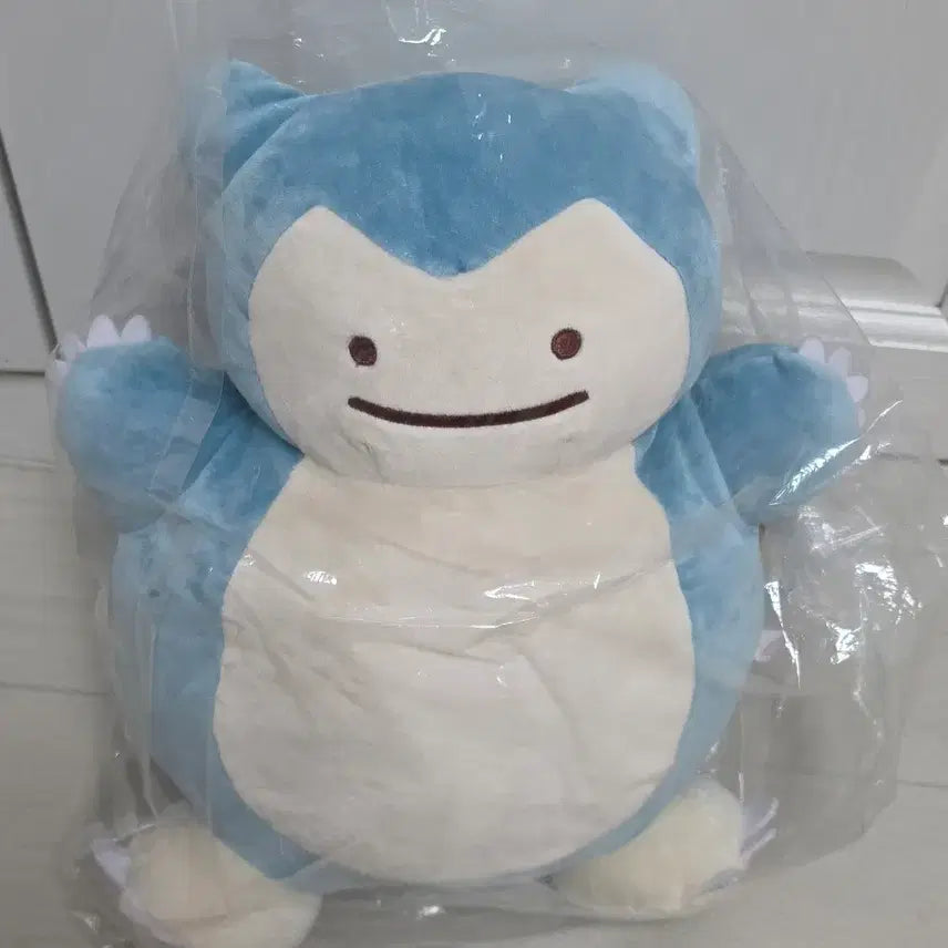 [BUNJANG] Pokemon Center Exclusive Transformable Ditto Snorlax Plush (32cm) / 정품 변신 메타몽 잠만보 (잠만보<->메타몽 변신가능)  32cm