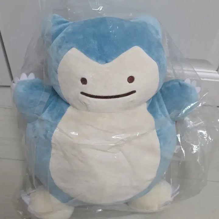 [BUNJANG] Pokemon Center Exclusive Transformable Ditto Snorlax Plush (32cm) / 정품 변신 메타몽 잠만보 (잠만보<->메타몽 변신가능)  32cm