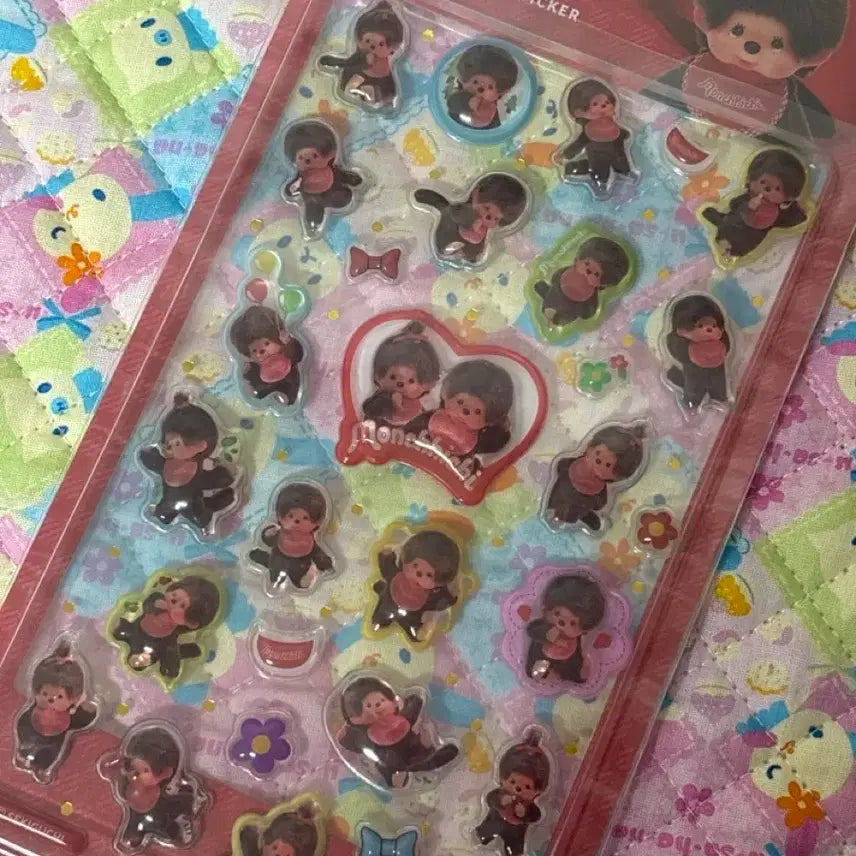[BUNJANG] Monchhichi Bonbon Sticker Set / 몬치치 봉봉(새상품)
