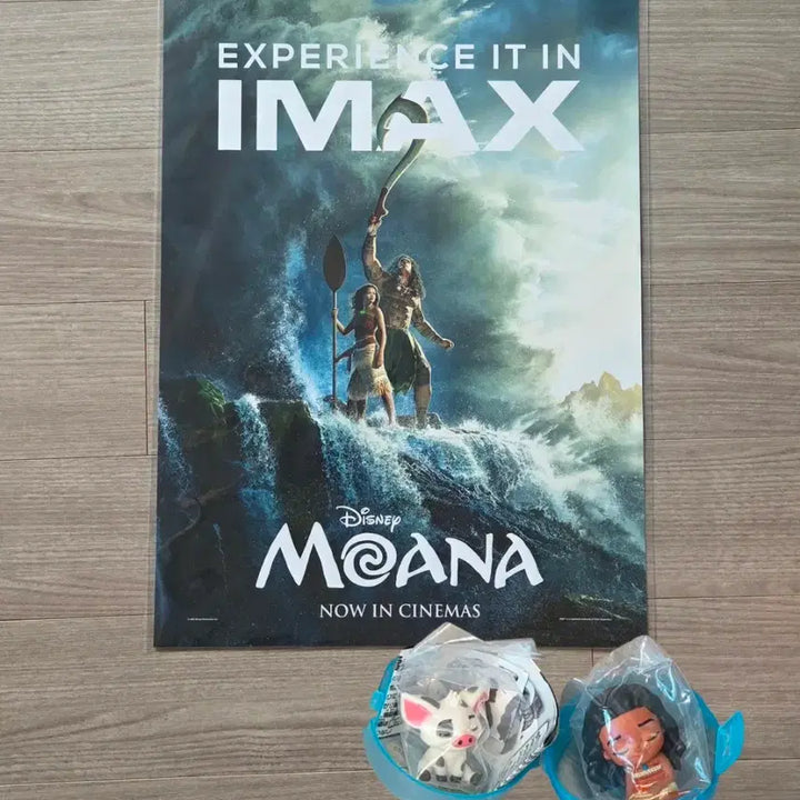 [BUNJANG] Moana Kkukkuk Gacha Poster Bundle Set / 모아나 꾸벅 피규어 가챠 포스터 일괄 CGV IMAX
