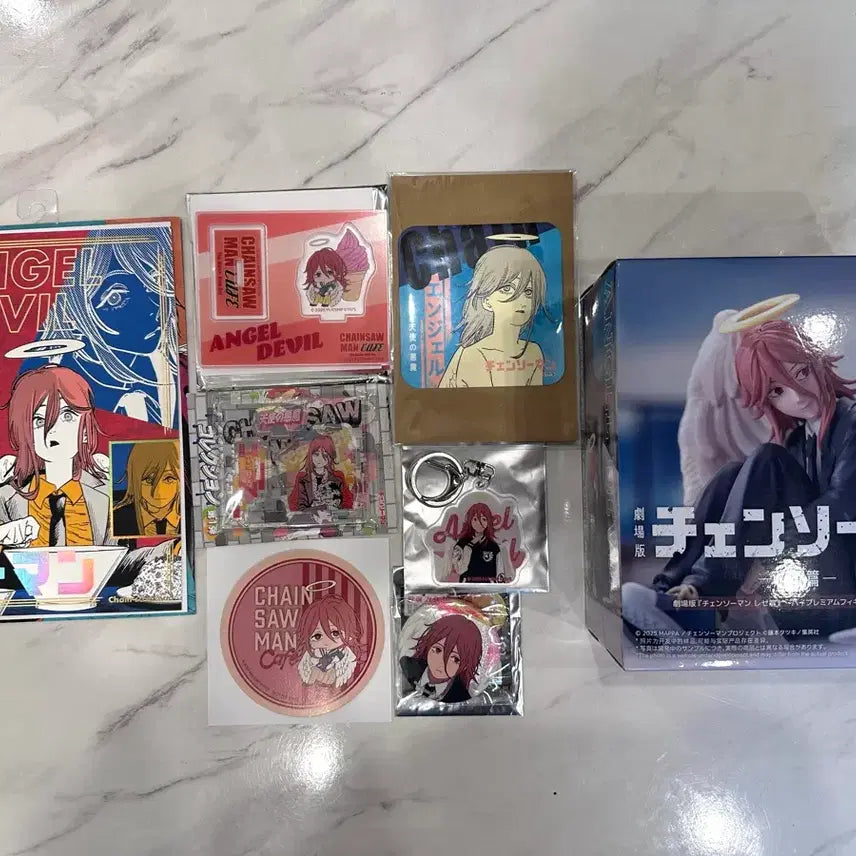 [BUNJANG] Chainsaw Man Movie Angel Devil Figure Goods Set / 체인소맨 극장판 천사의 악마 피규어 굿즈 세트