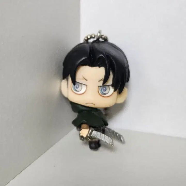 [BUNJANG] Attack on Titan Chimi x Karacolle Levi Charm / 진격의거인 치미 카라코레 키링/ 리바이