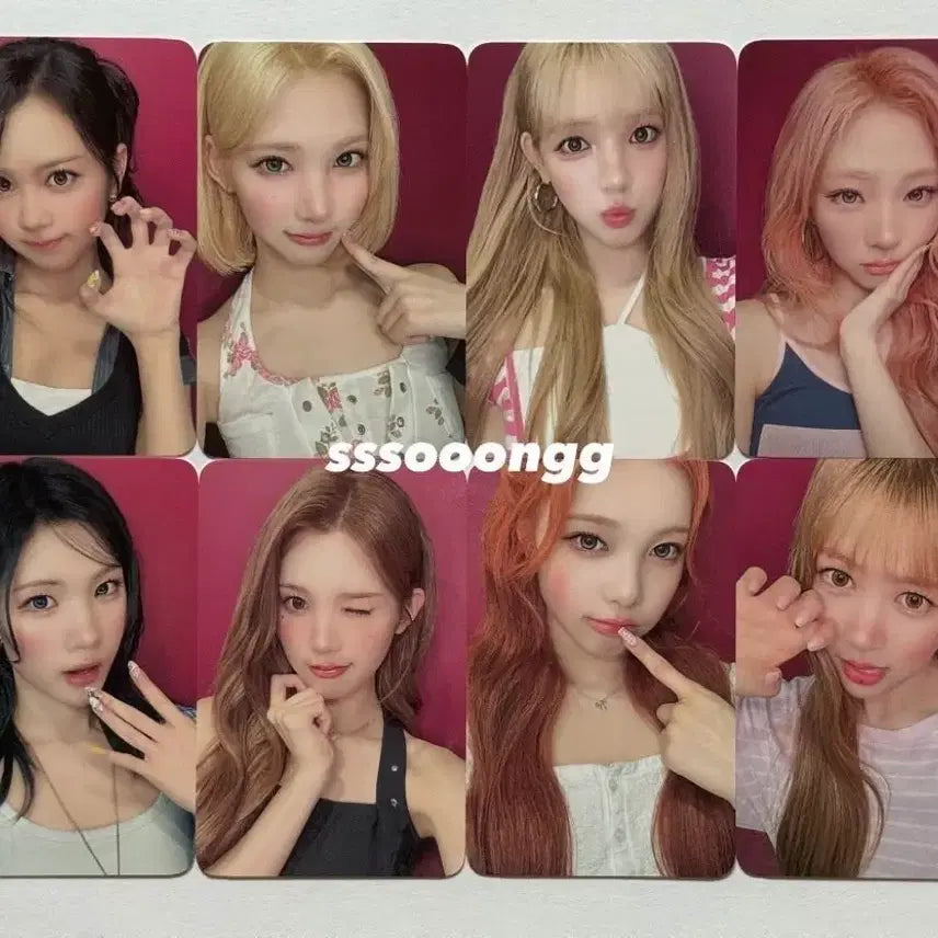 [BUNJANG] IVE LEESEO HaTuHa Soundwave Lucky Draw Photocard Set / 하투하 미공포 사운드웨이브 포카 1세트