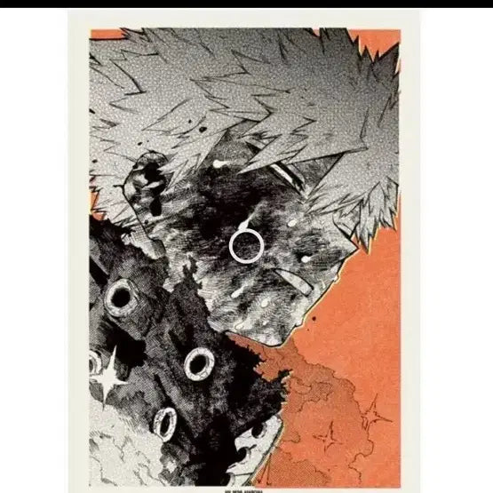 [BUNJANG] My Hero Academia Bakugo Original Art Poster A2 Jump Shop Limited Edition / 현물)나히아 바쿠고 원화 포스터 a2 히로아카 점프샵 나의히어로아카데미아 원화전 한정