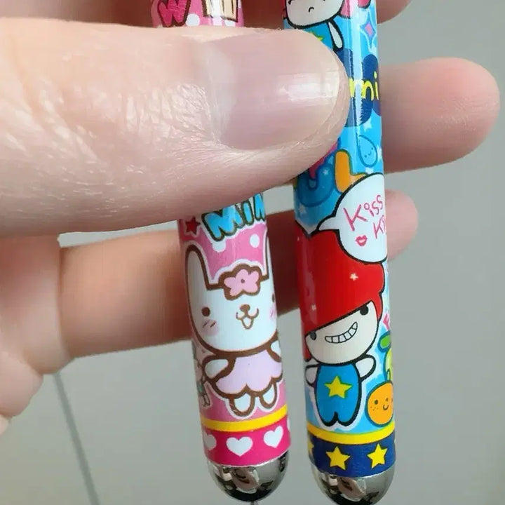 [BUNJANG] Character Heart Ballpoint Pen / [고전문구] 캐릭터 하트 볼펜