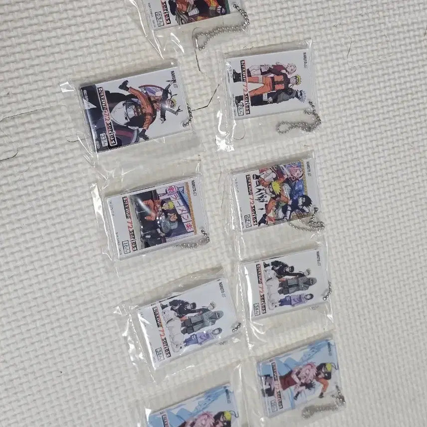 [BUNJANG] Naruto H Prize Acrylic Keyring Bundle Set (9 pieces) / 나루토 H상 아크릴키링 일괄판매 9개