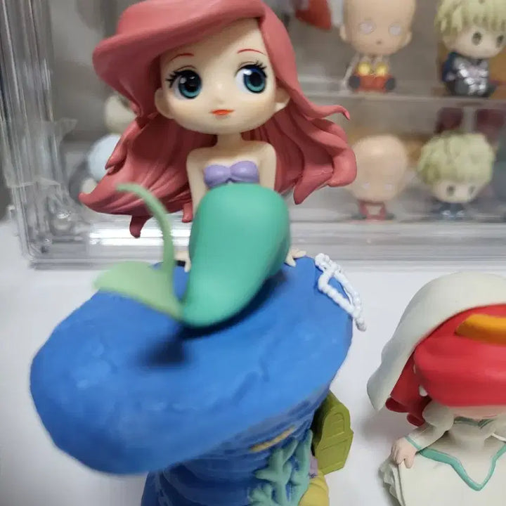 [BUNJANG] Disney The Little Mermaid, Aladdin Figures, Gacha Set (4 Types) / 디즈니 인어공주, 알라딘 피규어, 가챠 4종