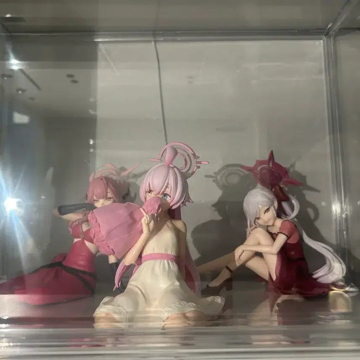 [BUNJANG] Blue Archive Yumeirize Mutsuki, Ar, Takanashi Hoshino Figure Bundle Set (3 Figures) / 일괄 블루아카이브 피규어 노박스 할인판매