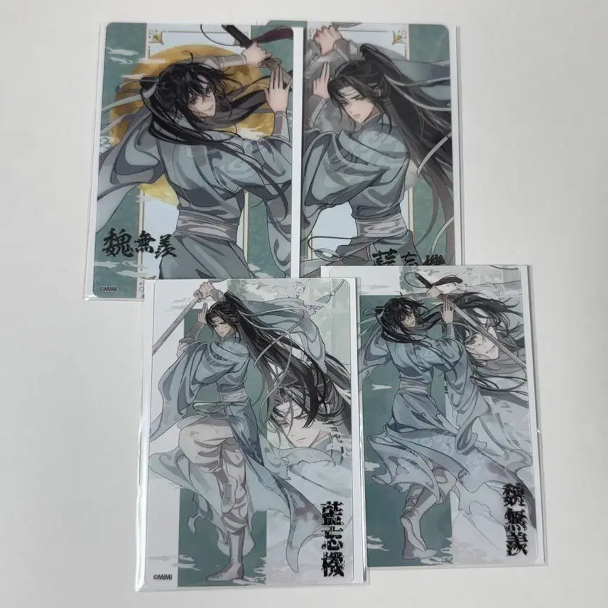 [BUNJANG] The Founder of Diabolism (MDZS) Official Teahouse Clear Card Bundle Set / 마도조사 월하청영 공식 찻집 클리어 카드 일괄