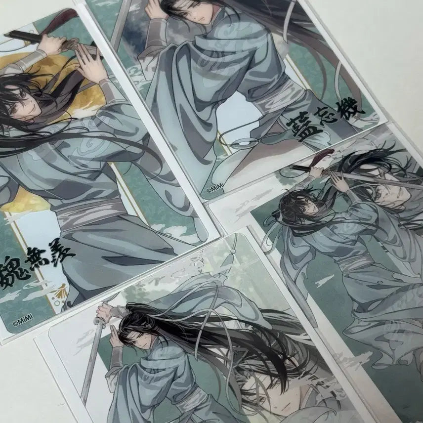 [BUNJANG] The Founder of Diabolism (MDZS) Official Teahouse Clear Card Bundle Set / 마도조사 월하청영 공식 찻집 클리어 카드 일괄