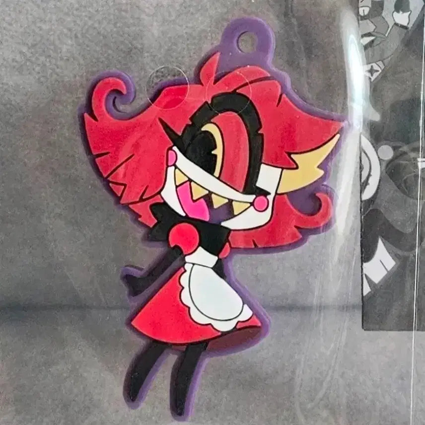 [BUNJANG] Hazbin Hotel Gashapon Rubber Strap Nifty Keychain / 해즈빈호텔 가샤폰 러버스트랩 니프티 키링