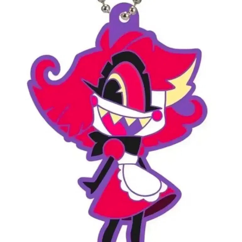[BUNJANG] Hazbin Hotel Gashapon Rubber Strap Nifty Keychain / 해즈빈호텔 가샤폰 러버스트랩 니프티 키링