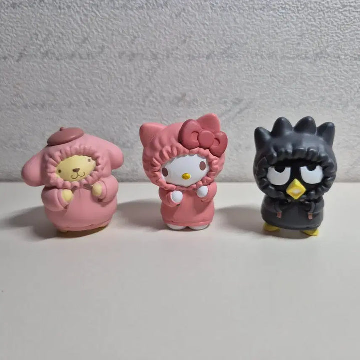 [BUNJANG] Sanrio Hood Series Kitty, Pompompurin, Bad Badtz-Maru 3-Item Bundle Set / 산리오 후드 시리즈 키티+폼푸+배드 3종 일괄
