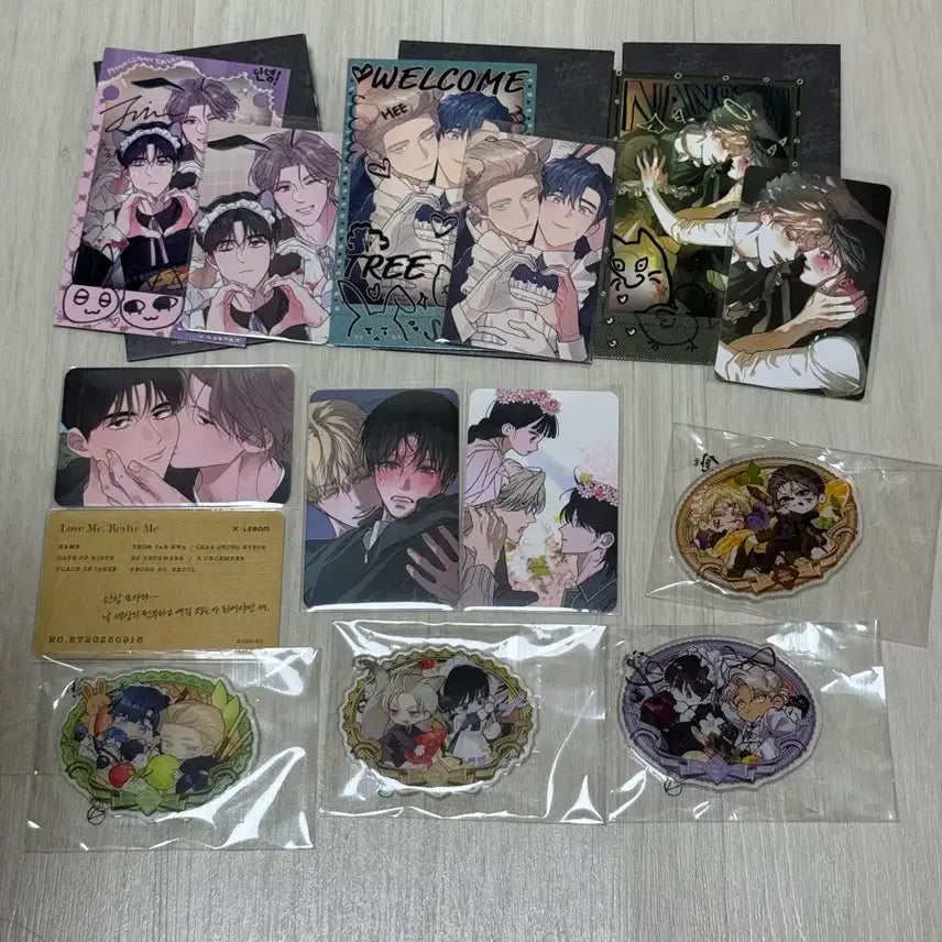[BUNJANG] Le Bonbon Cafe Salon de Bon Magnet Photo Pack Entrance Benefit Photocard Bundle Set / 레봄카페 살롱드르봉 일괄 마그넷 포토팩 입장특전 특전포카