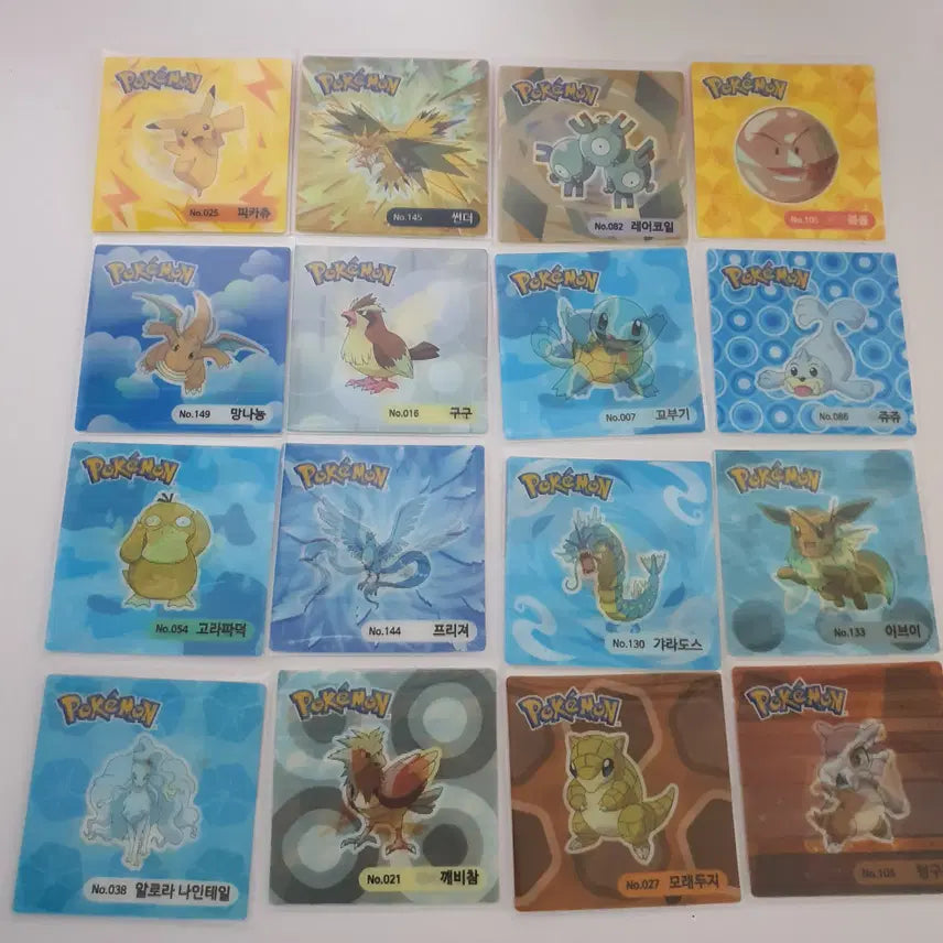 [BUNJANG] Pokemon Lenticular Card Bundle Set (29 Cards) / 포켓몬김 렌티큘러 일괄 판매